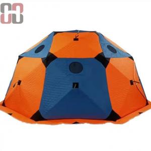 Octagonal winter ice fishing tent